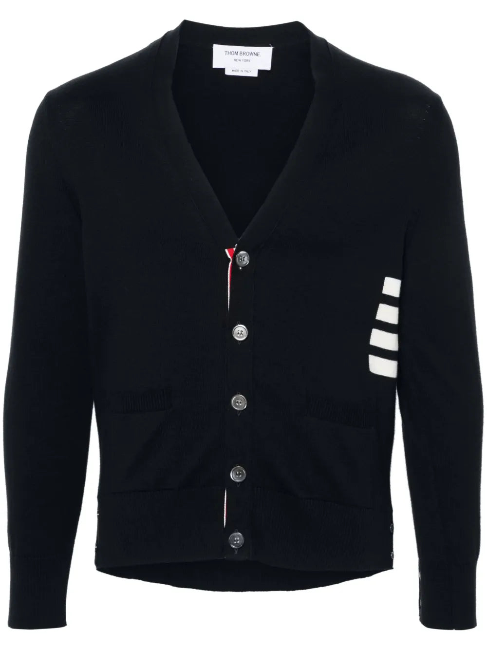 Thom Browne Men V-Neck Cardigan
