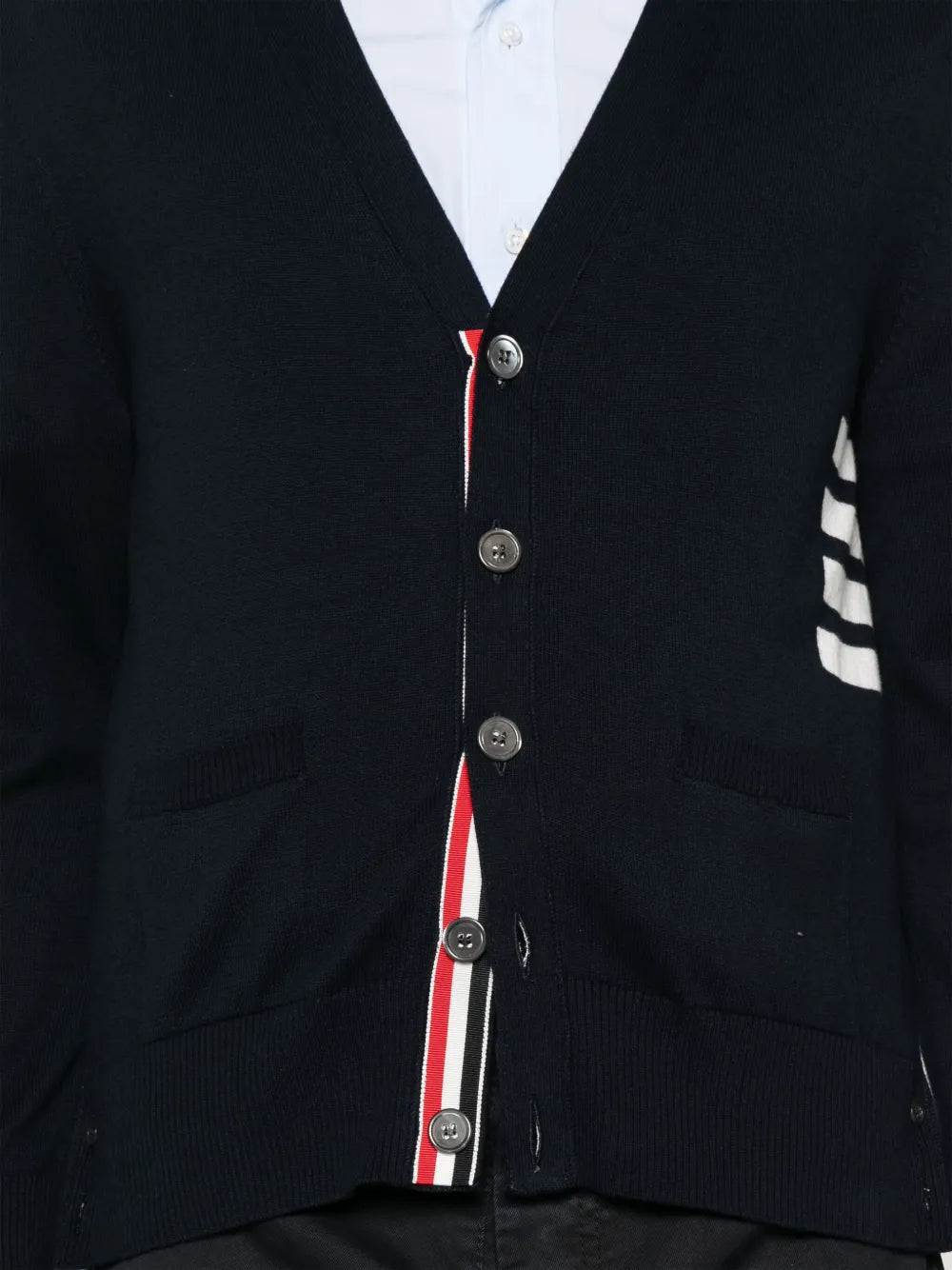 Thom Browne Men V-Neck Cardigan
