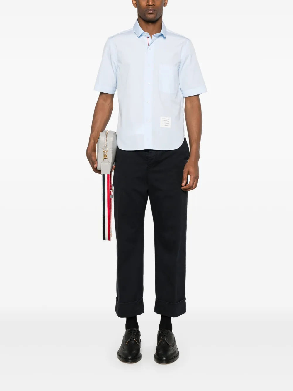 Thom Browne Men Short-Sleeved Shirt