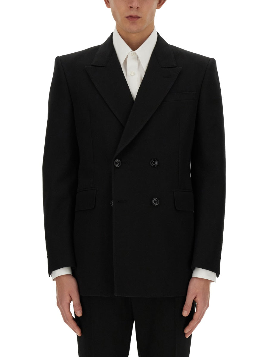 Alexander Mcqueen Men Double-Breasted Jacket