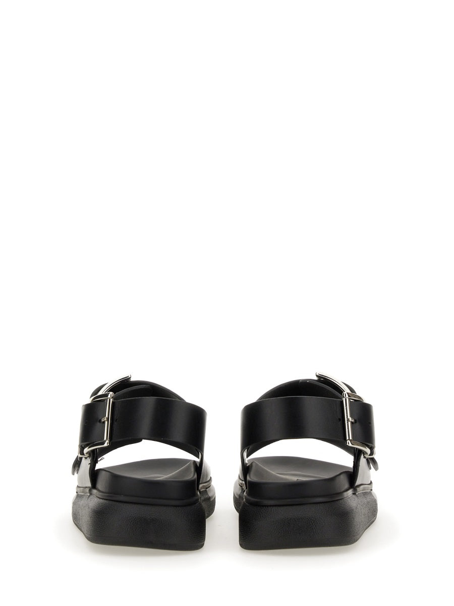 Alexander Mcqueen Men Leather Sandal