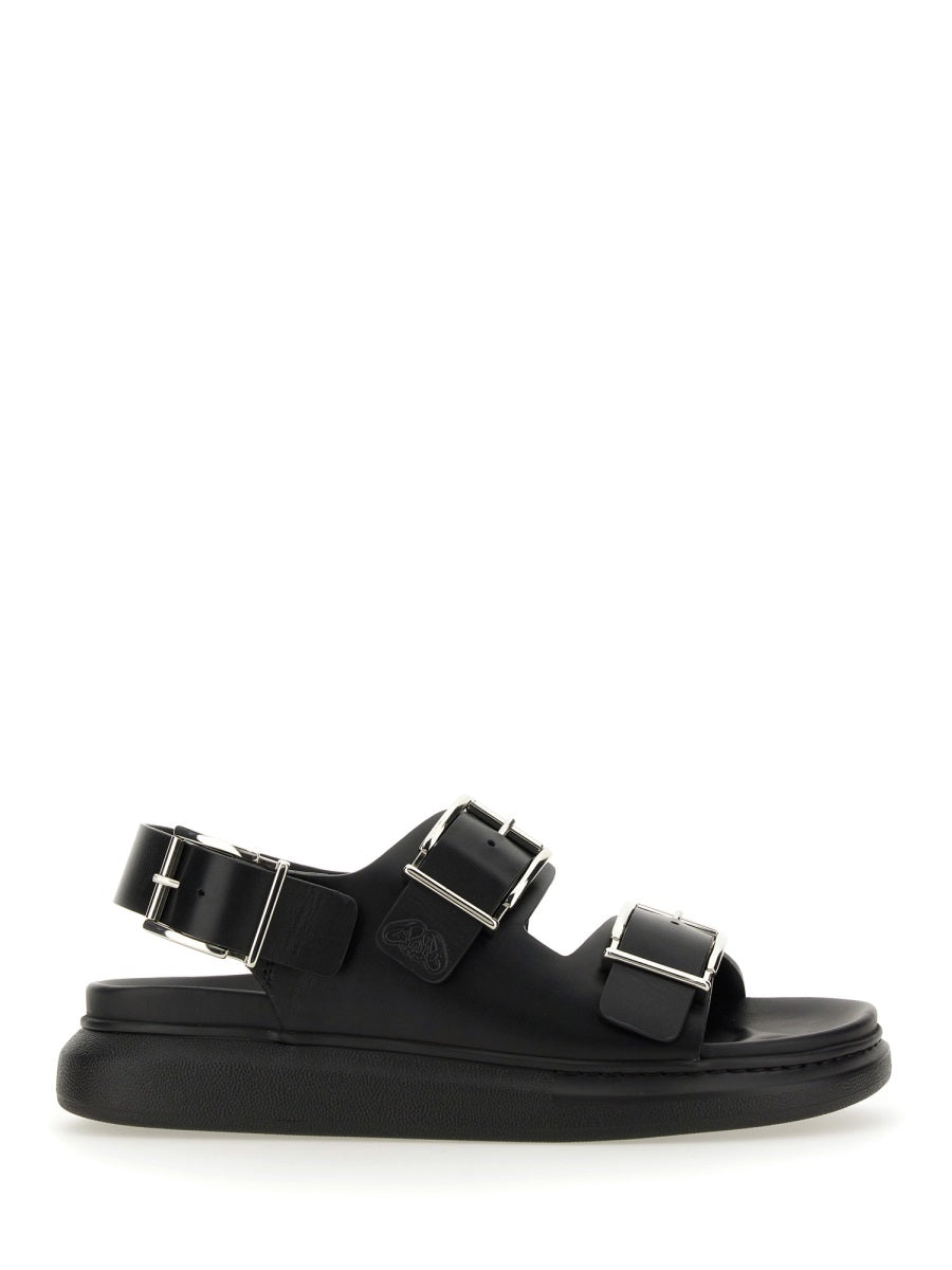 Alexander Mcqueen Men Leather Sandal