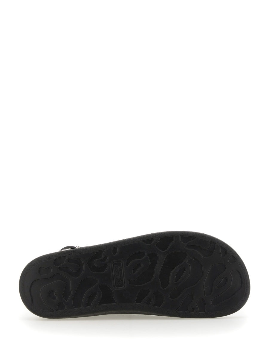 Alexander Mcqueen Men Leather Sandal