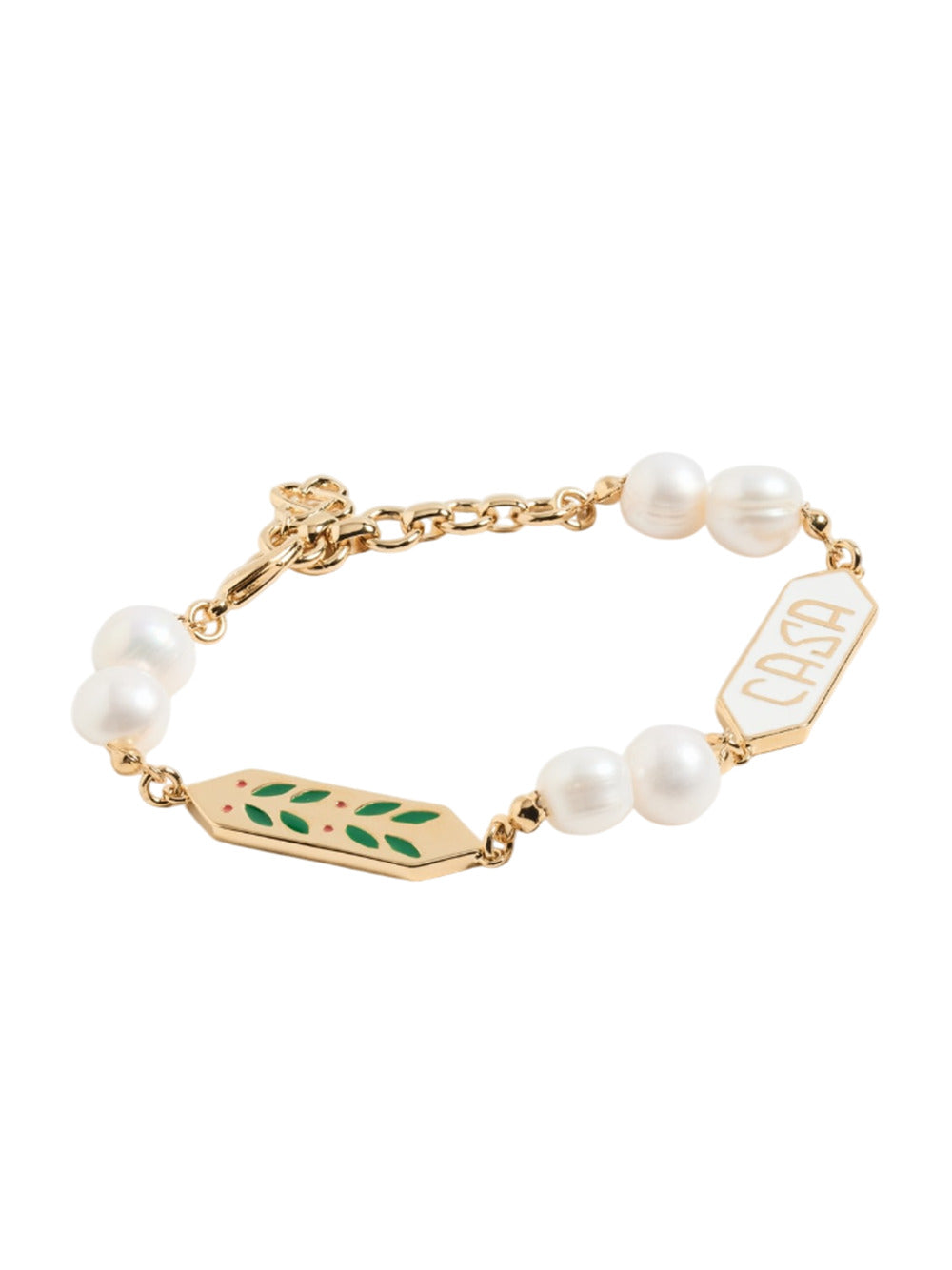 Casablanca Women Laurel Pearl Bracelet
