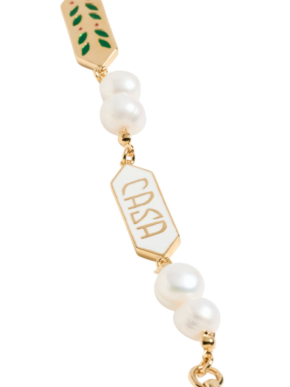 Casablanca Women Laurel Pearl Bracelet