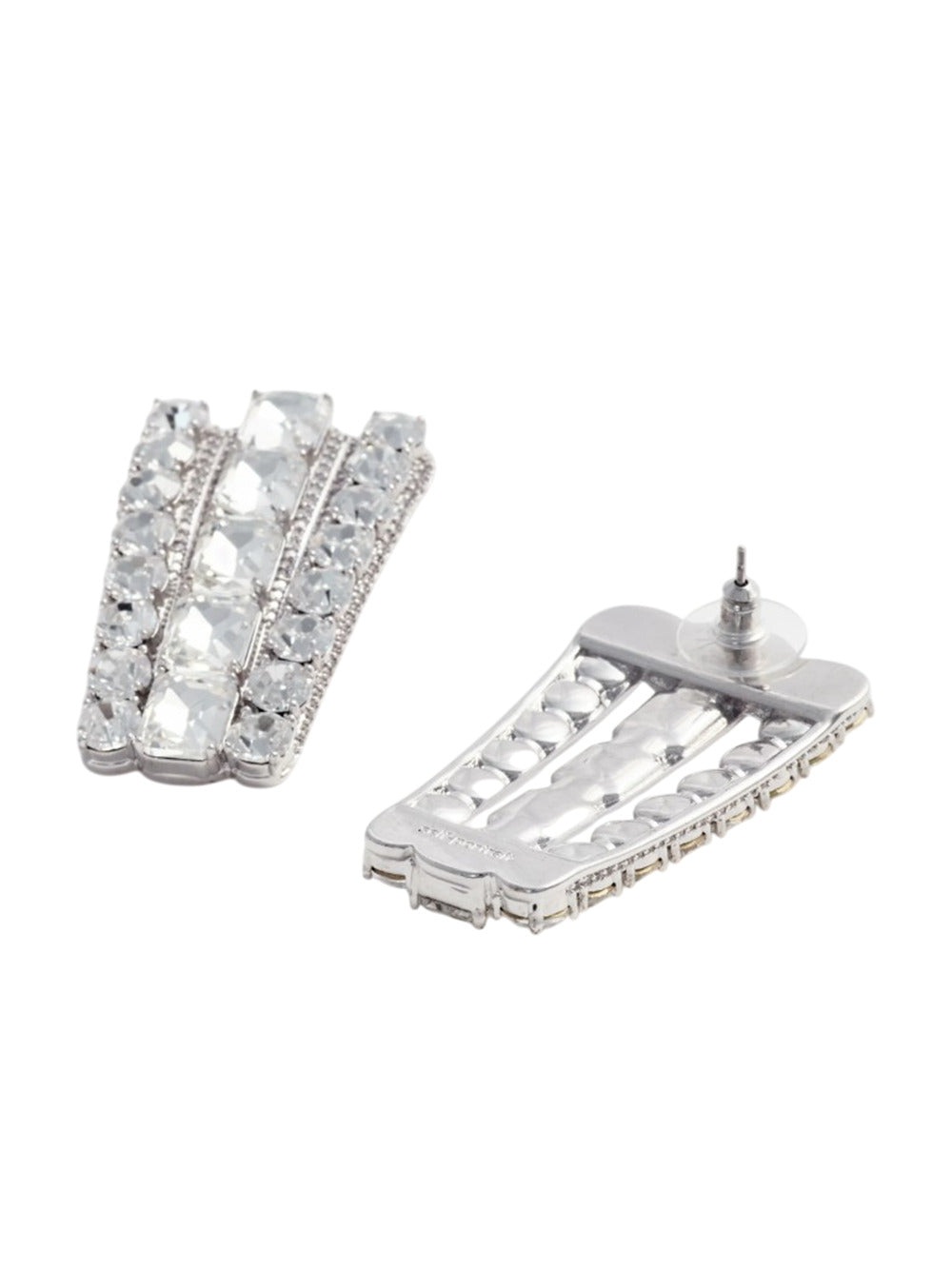 Self-Portrait Women Multi-Crystal Earrings