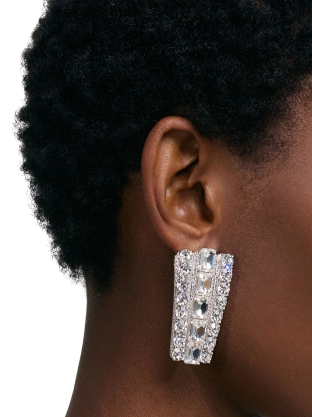 Self-Portrait Women Multi-Crystal Earrings