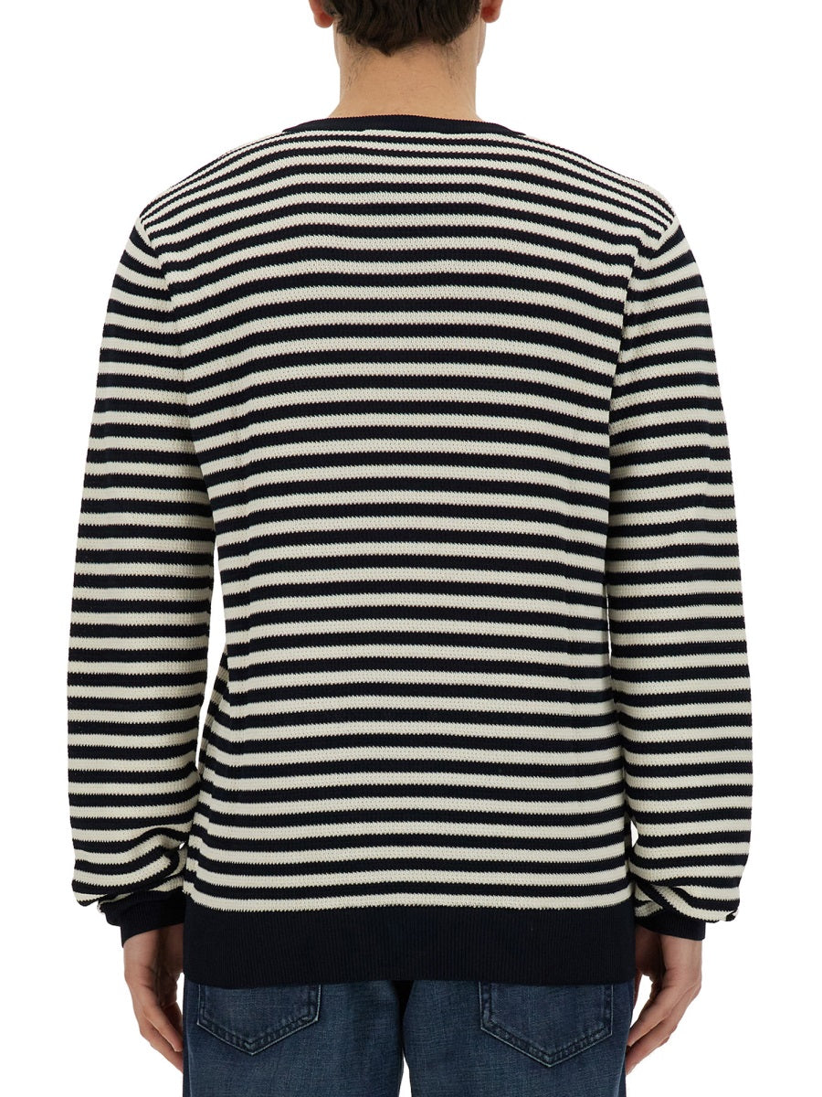 Dolce & Gabbana Men Jersey With Stripe Pattern