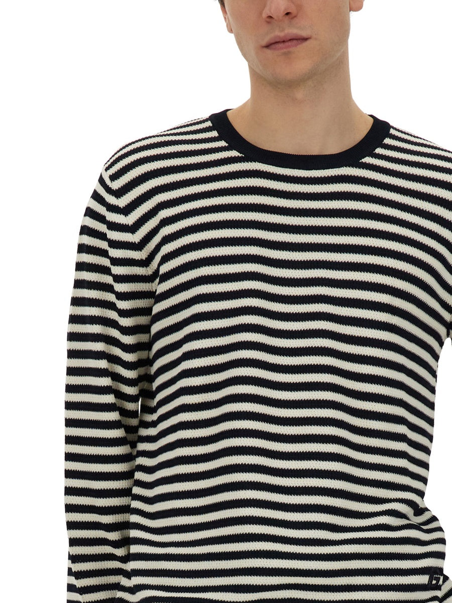 Dolce & Gabbana Men Jersey With Stripe Pattern