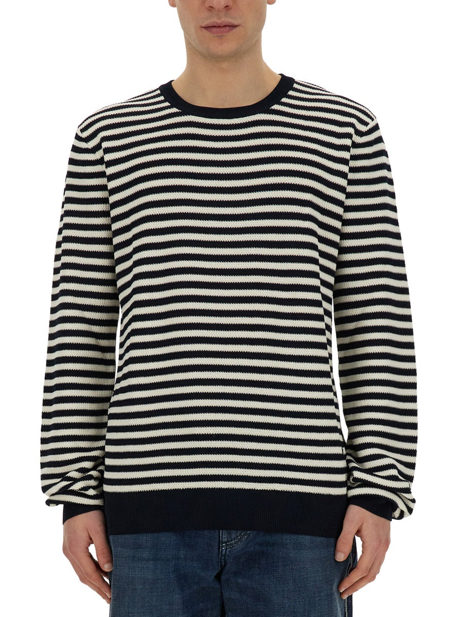 Dolce & Gabbana Men Jersey With Stripe Pattern