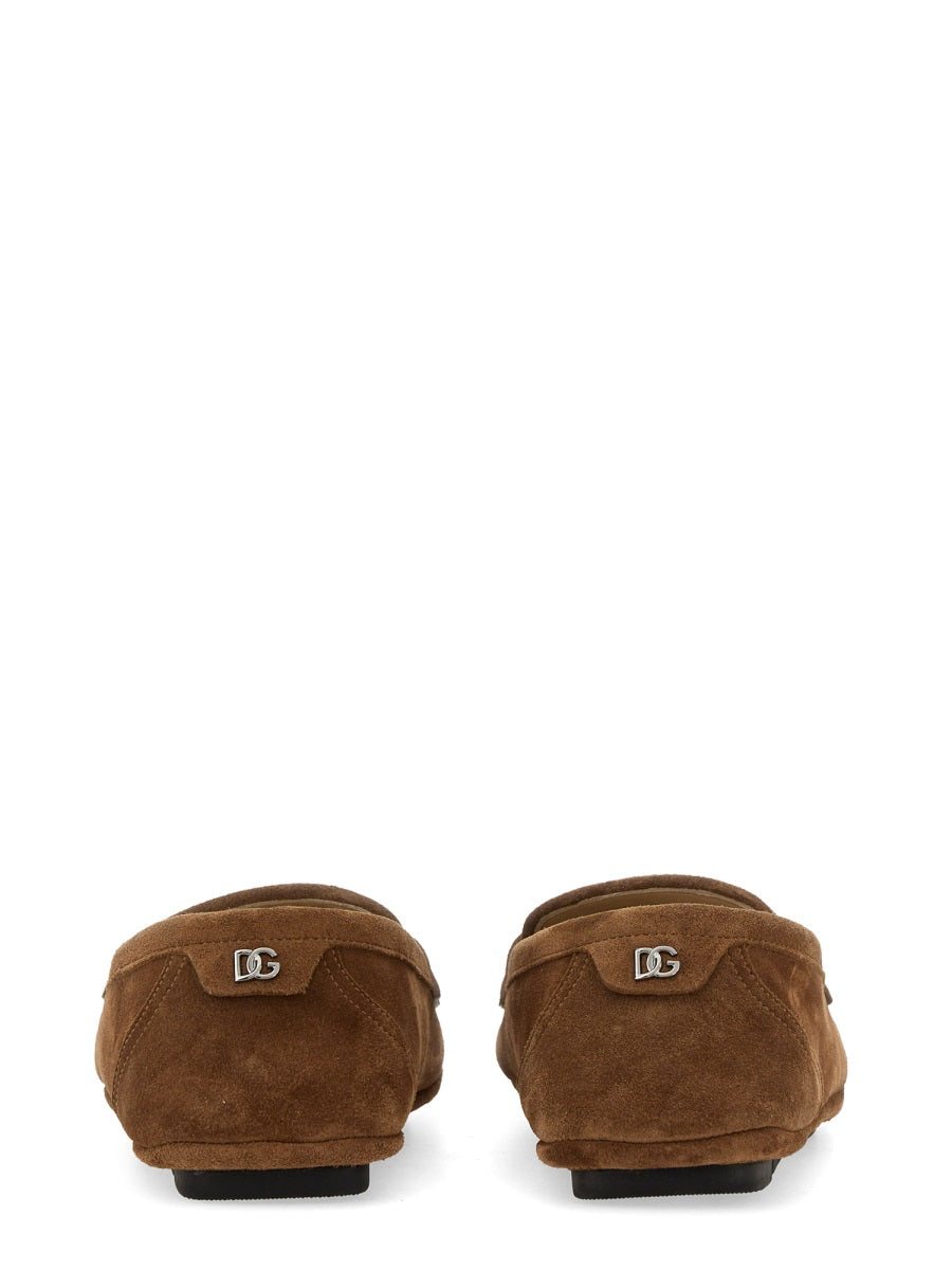 Dolce & Gabbana Men Leather Drivers