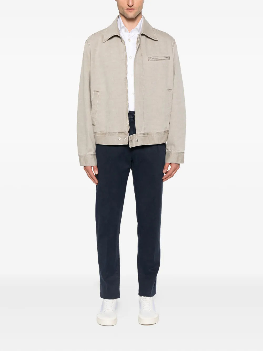 Kiton Men Buttoned Pocket Shirt