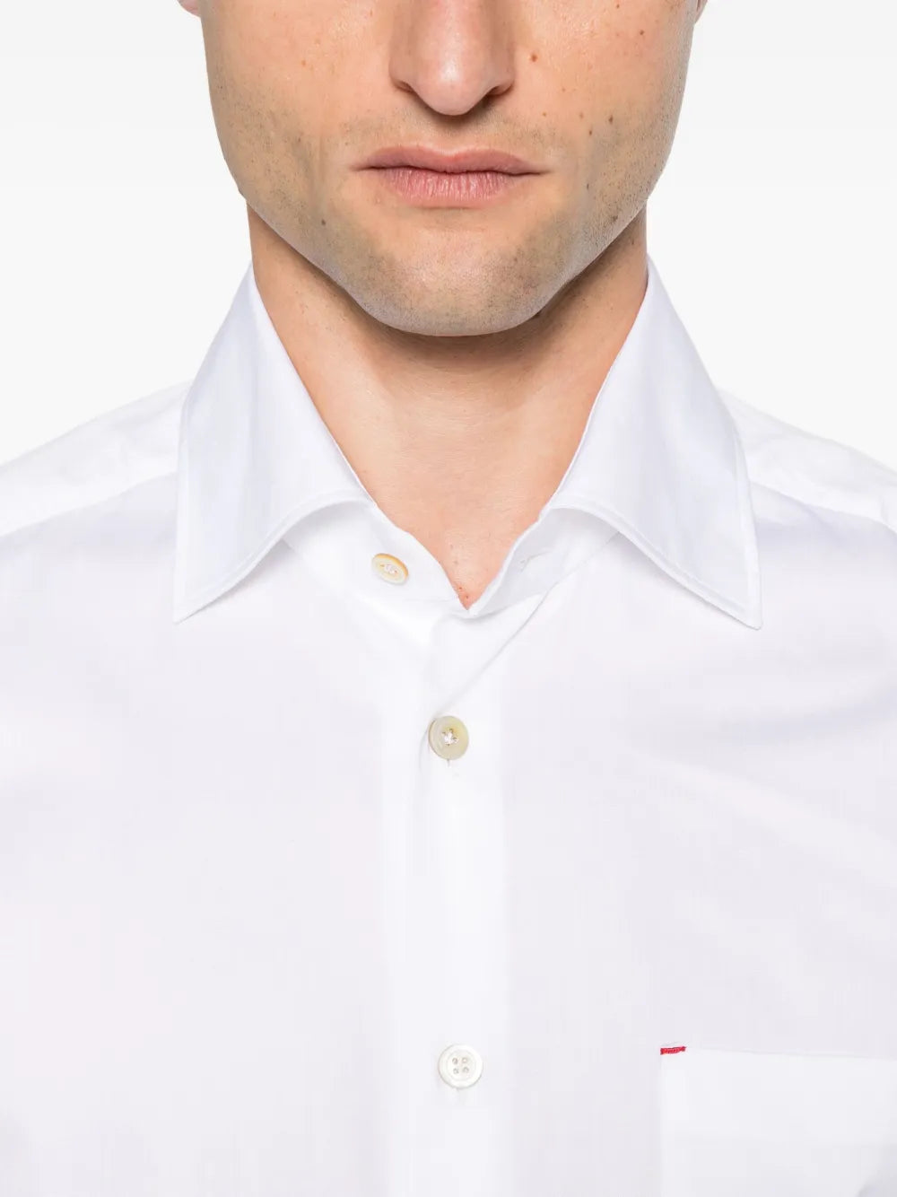 Kiton Men Buttoned Pocket Shirt