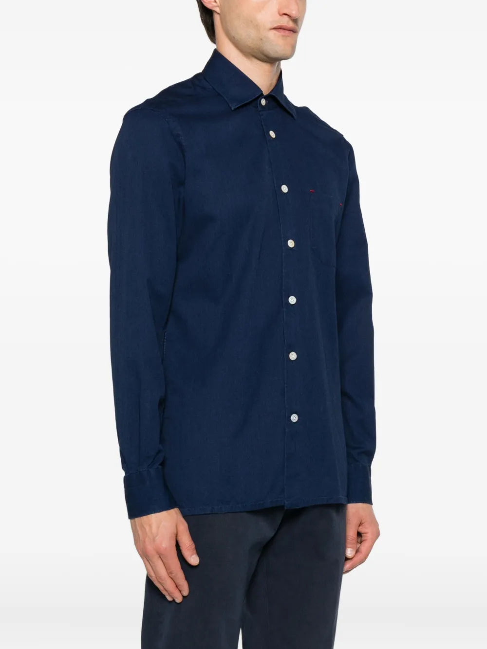 Kiton Men Long Sleeve Button Down Shirt