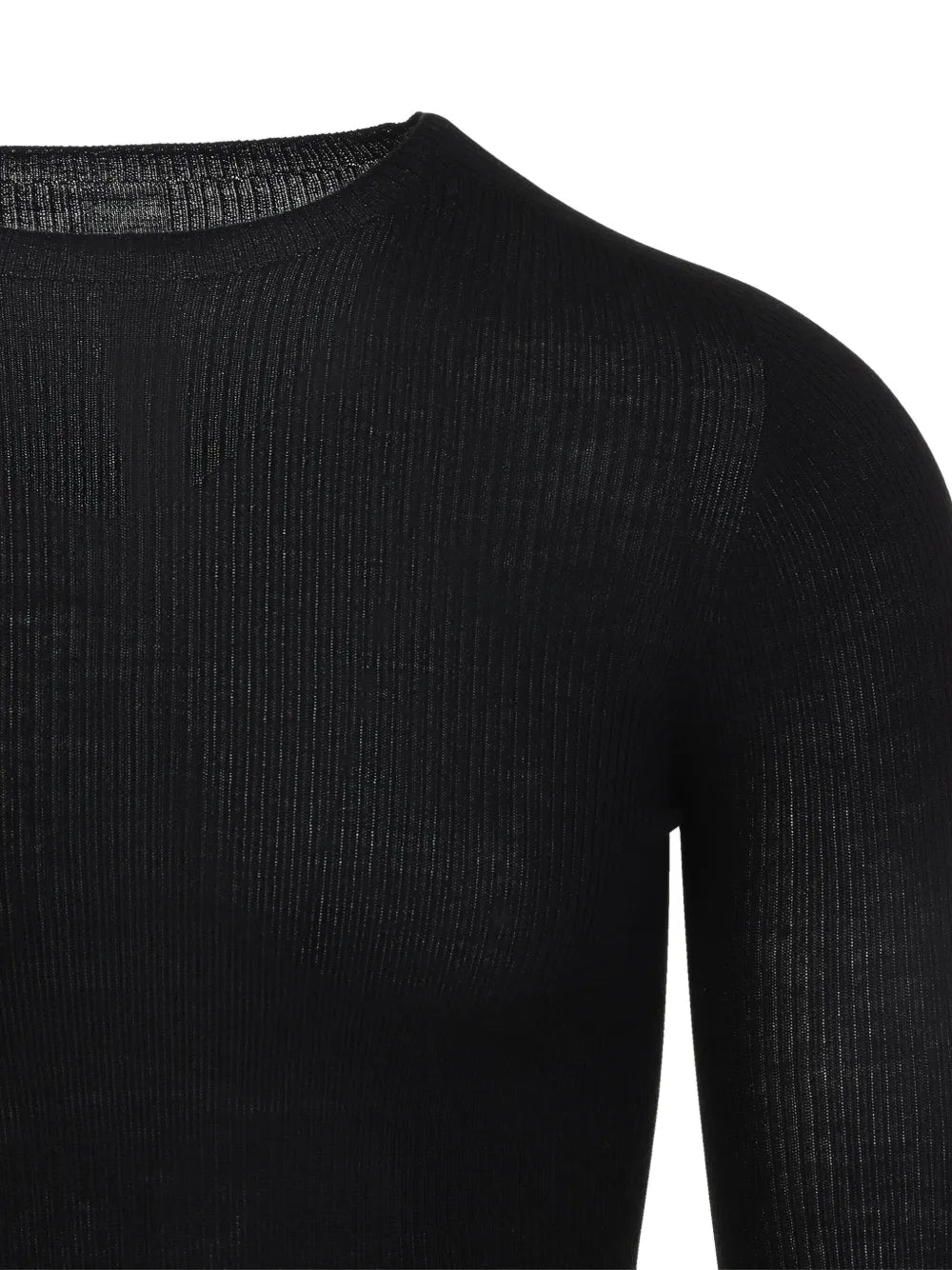 Rick Owens Men Ribbed Wool Sweater