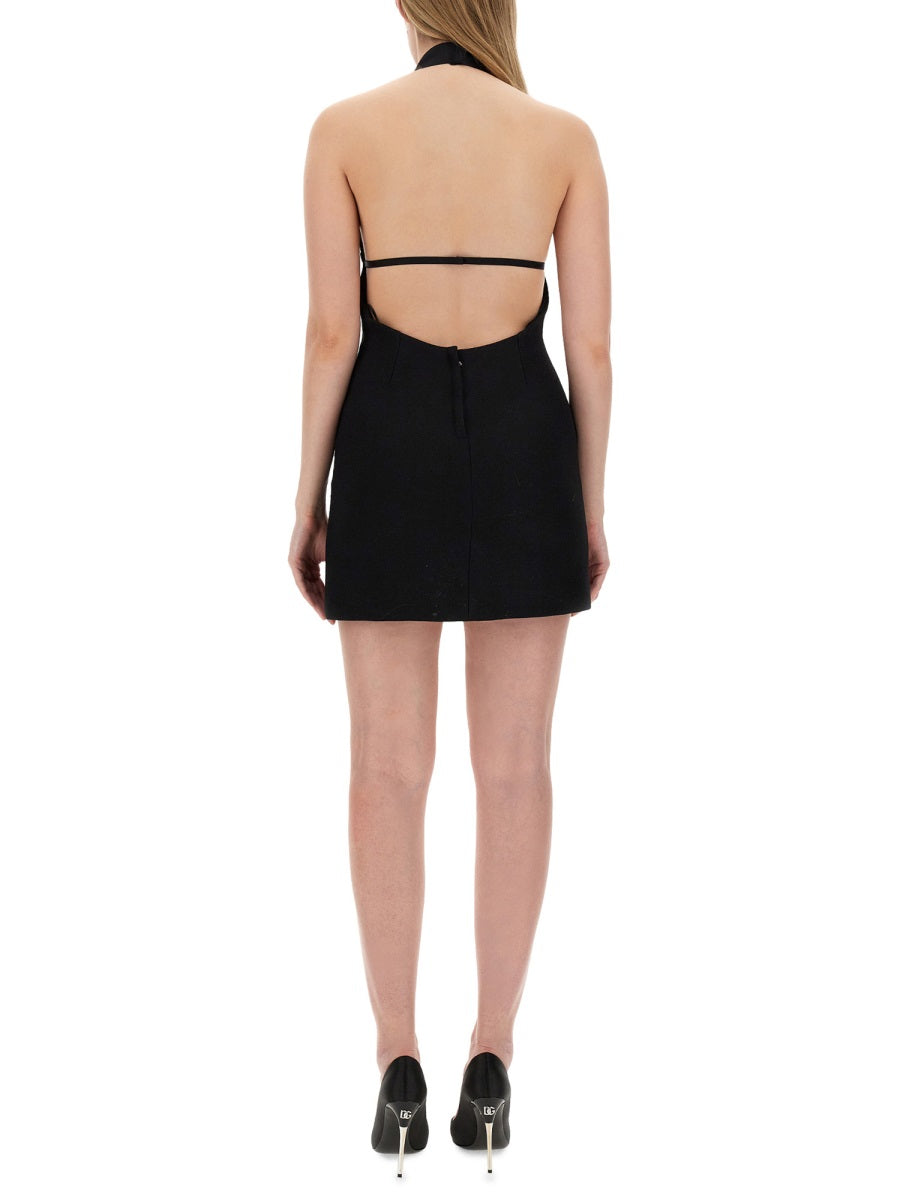 Dolce & Gabbana Women Short Dress With Neckline On Back