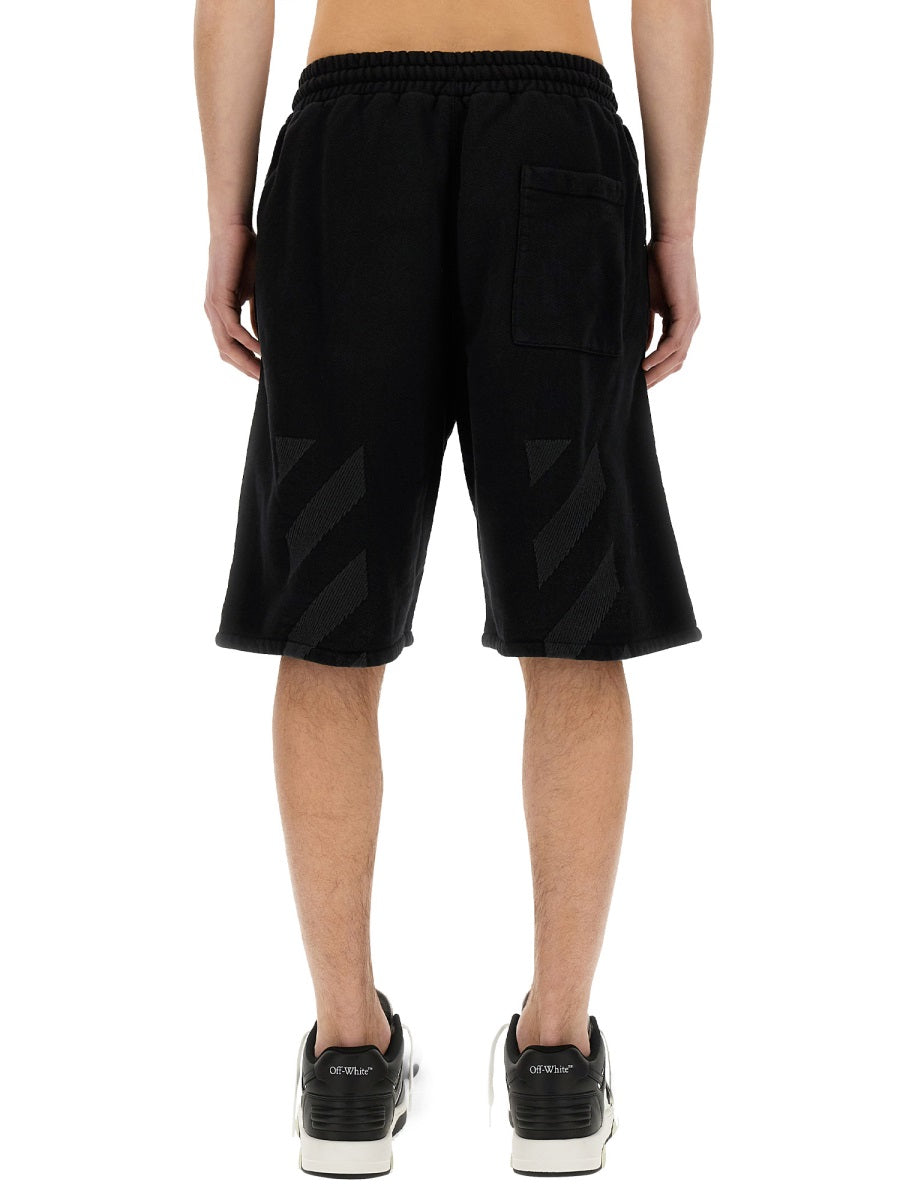 Off-White Men Bermuda With Logo