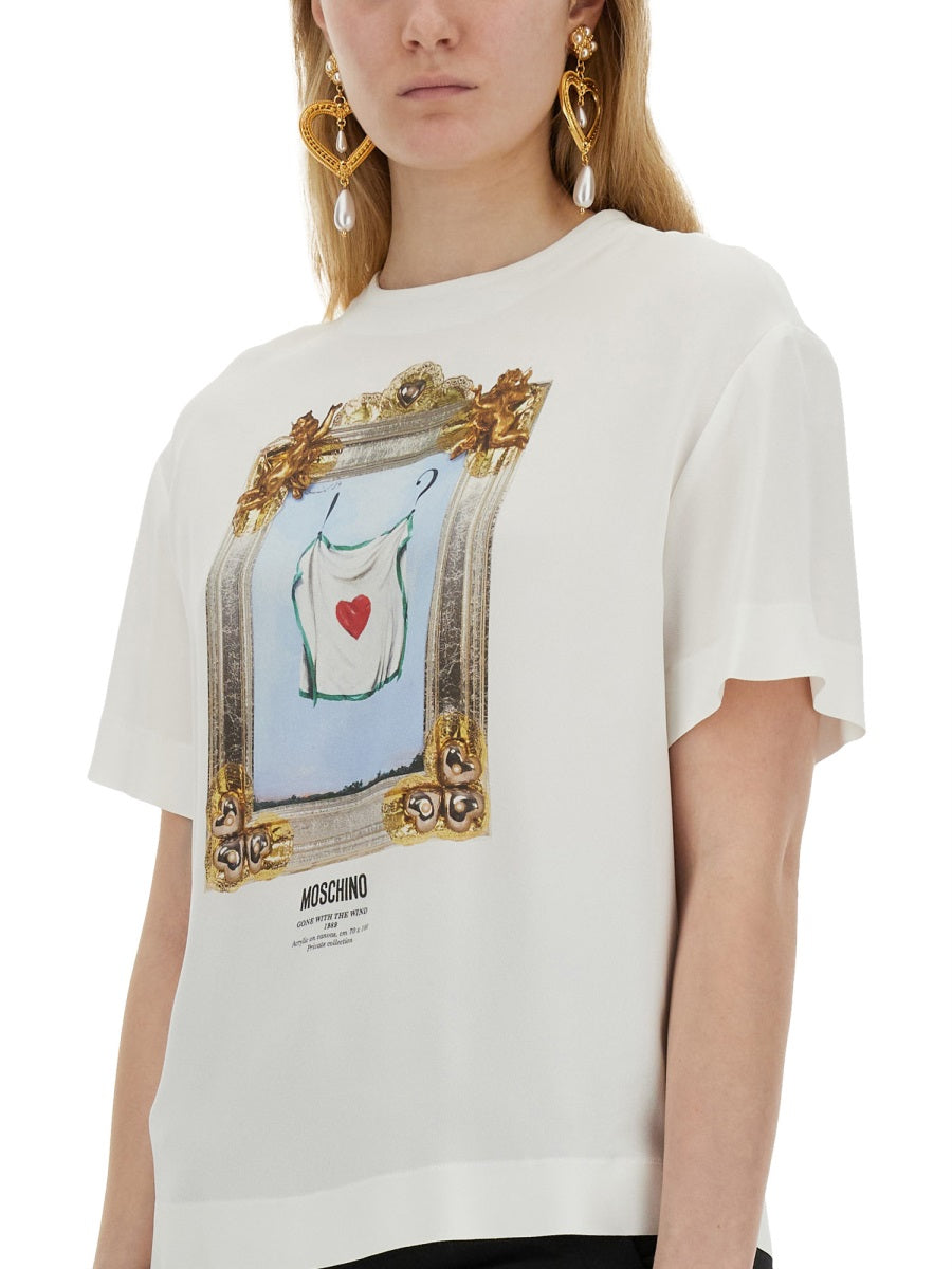 Moschino Women "Gone With The Wind" T-Shirt