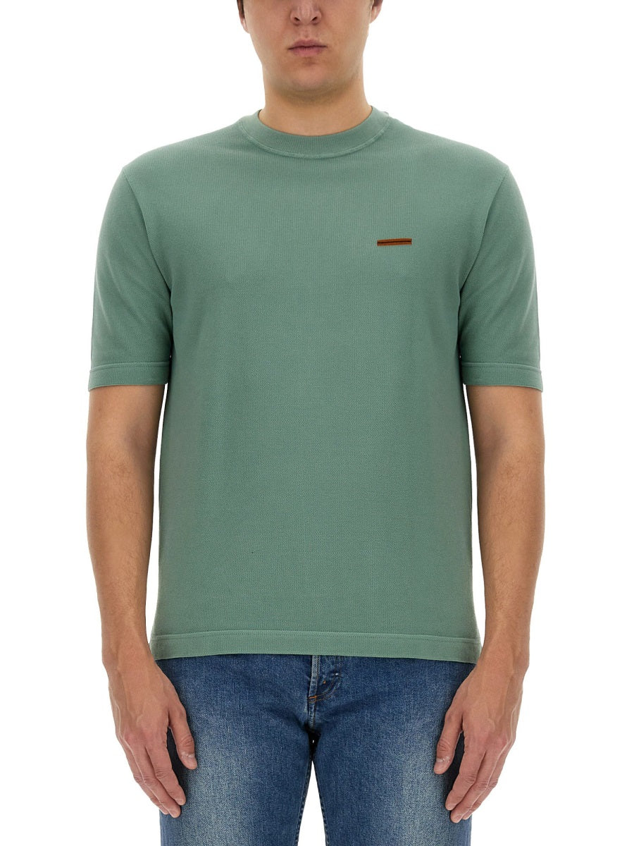Zegna Men T-Shirt With Logo