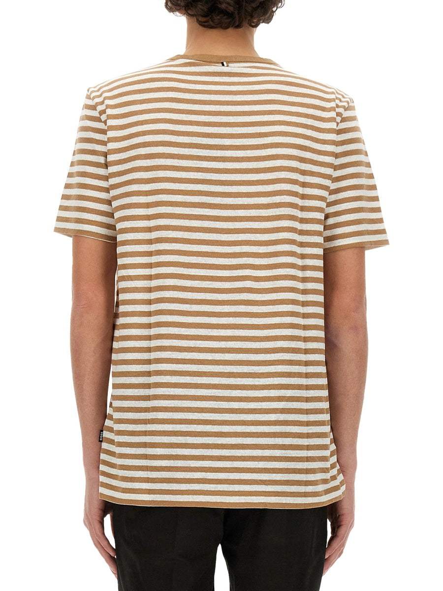 Boss Men Striped T-Shirt