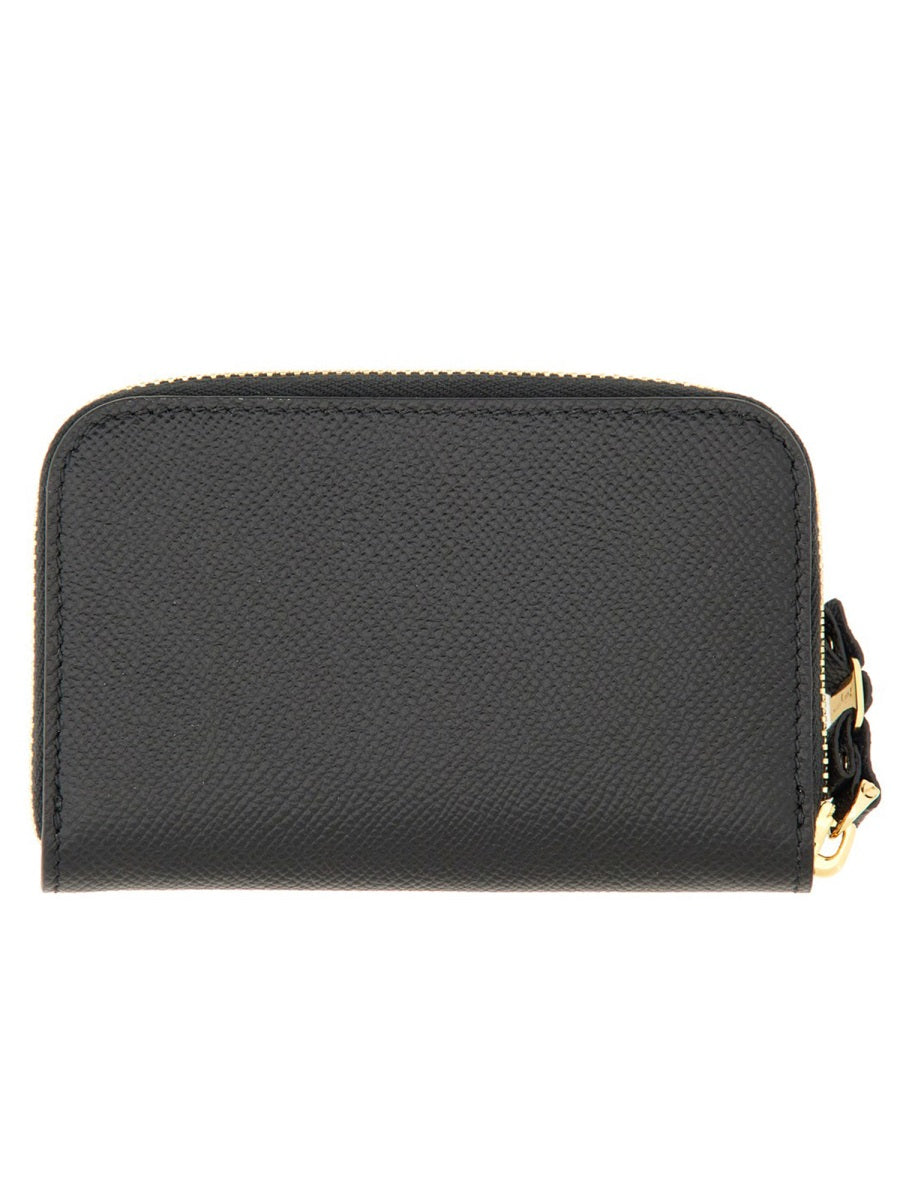 Porta-cartões feminino Ferragamo "Vara"