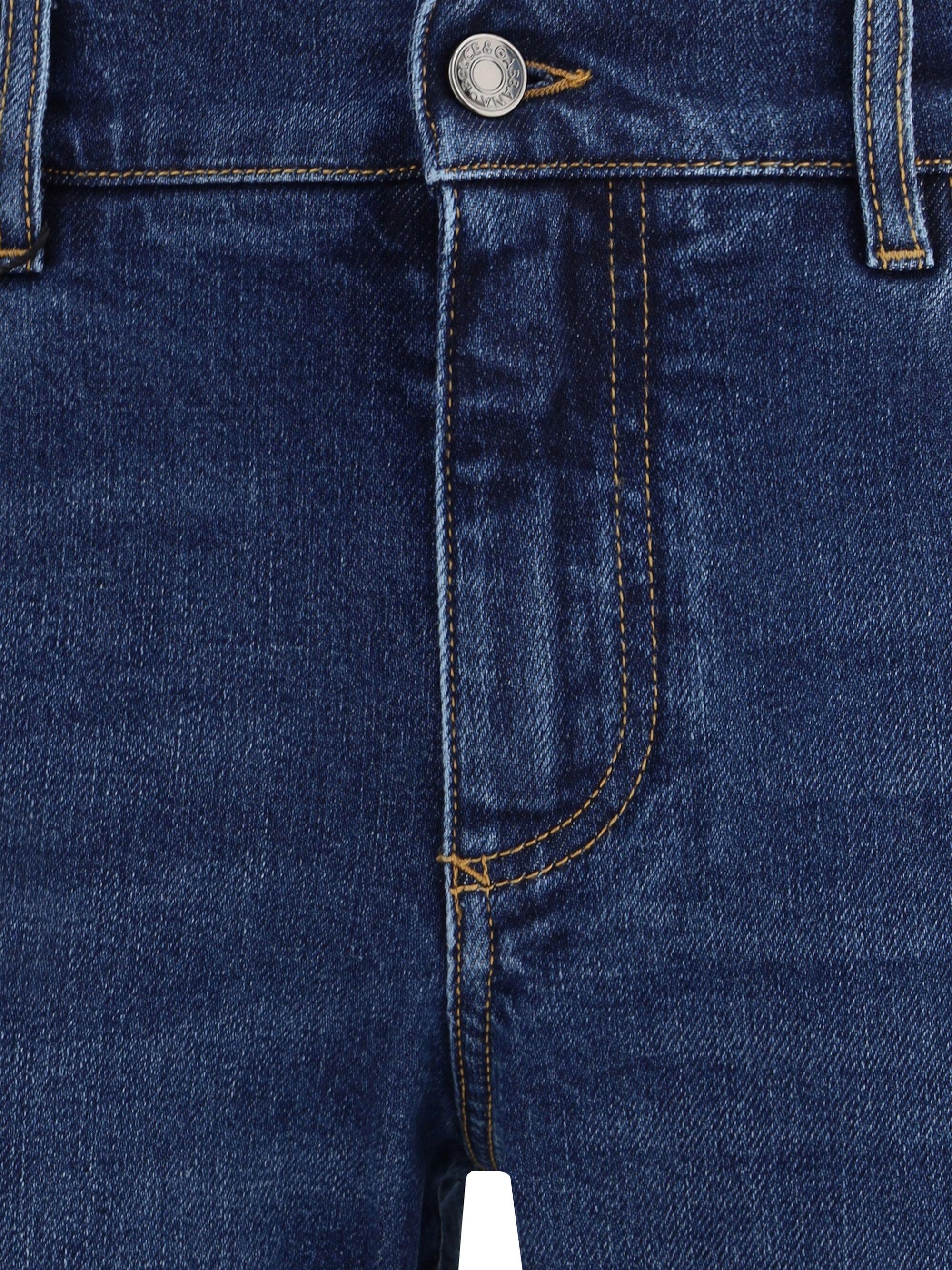 Dolce & Gabbana Men Mid-Rise Jeans