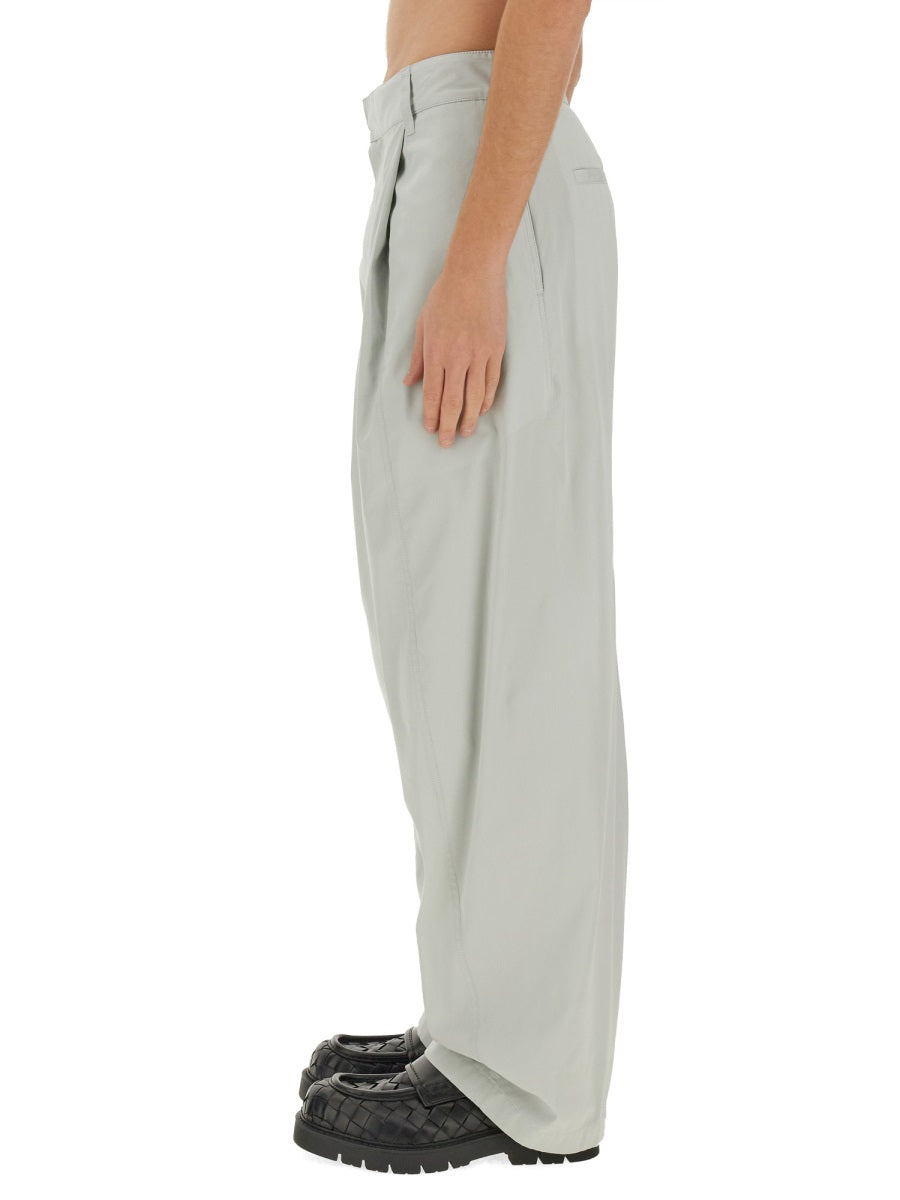 Bottega Veneta Men Silk And Cotton Pants
