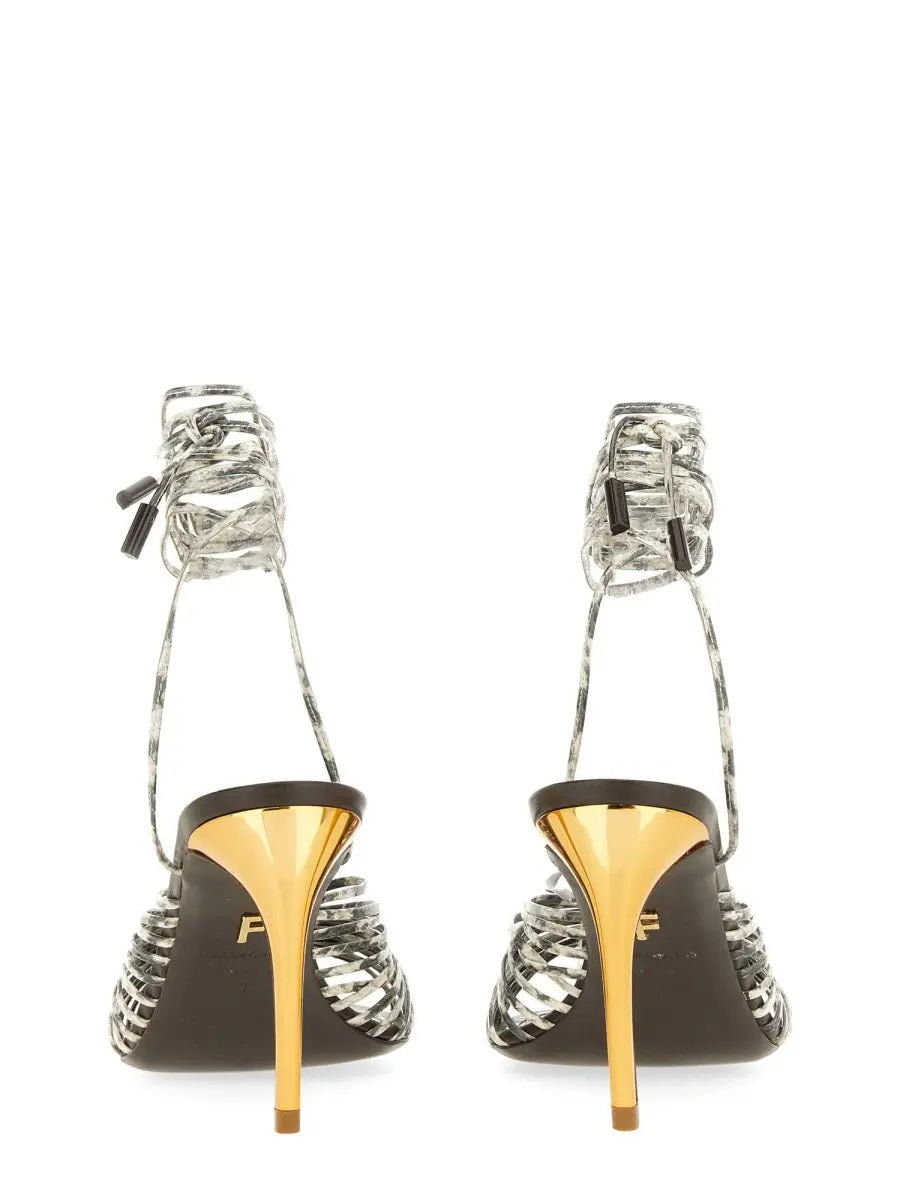 Ferragamo Women Leather Sandal Luosophy