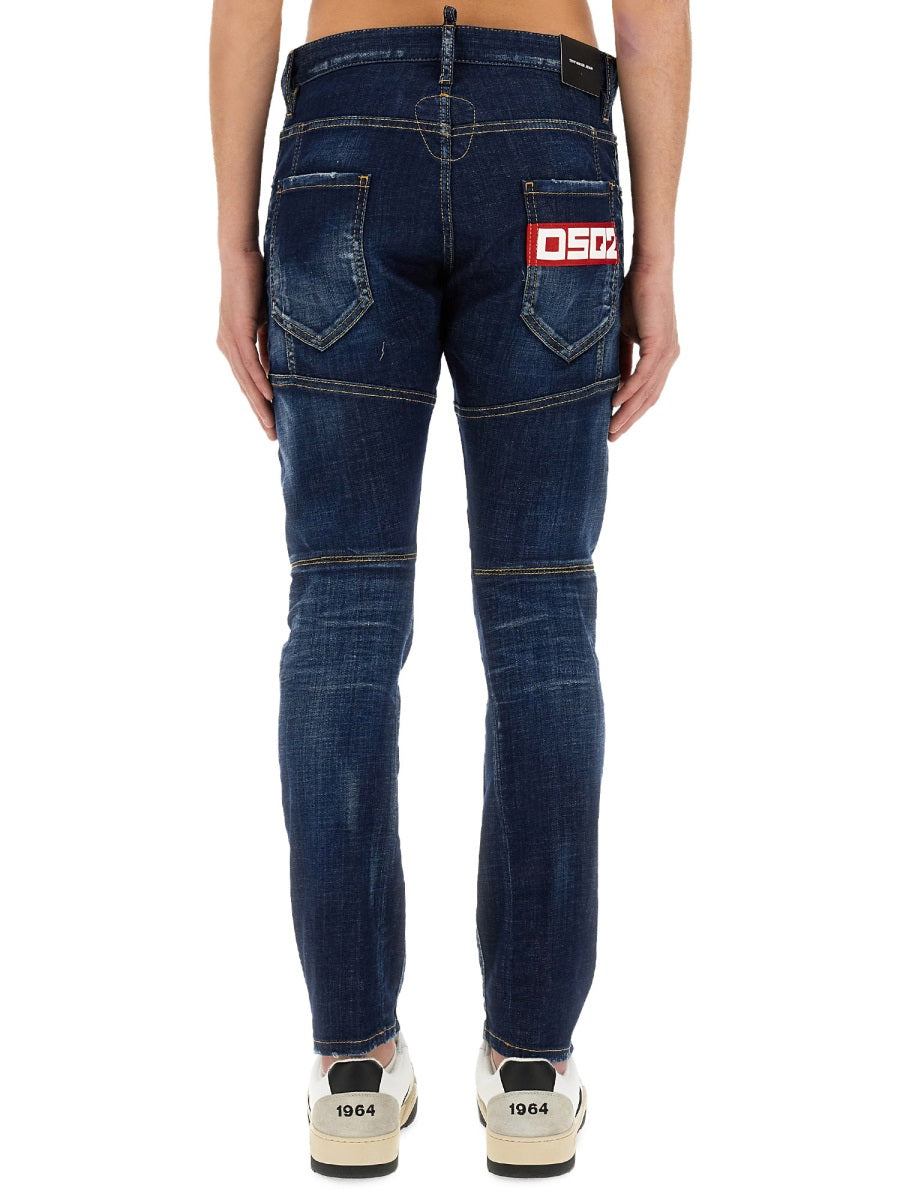 Dsquared Men Tidy Biker Jeans
