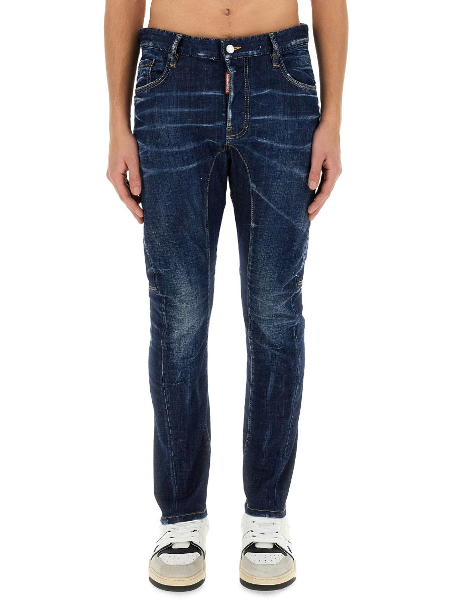 Dsquared Men Tidy Biker Jeans