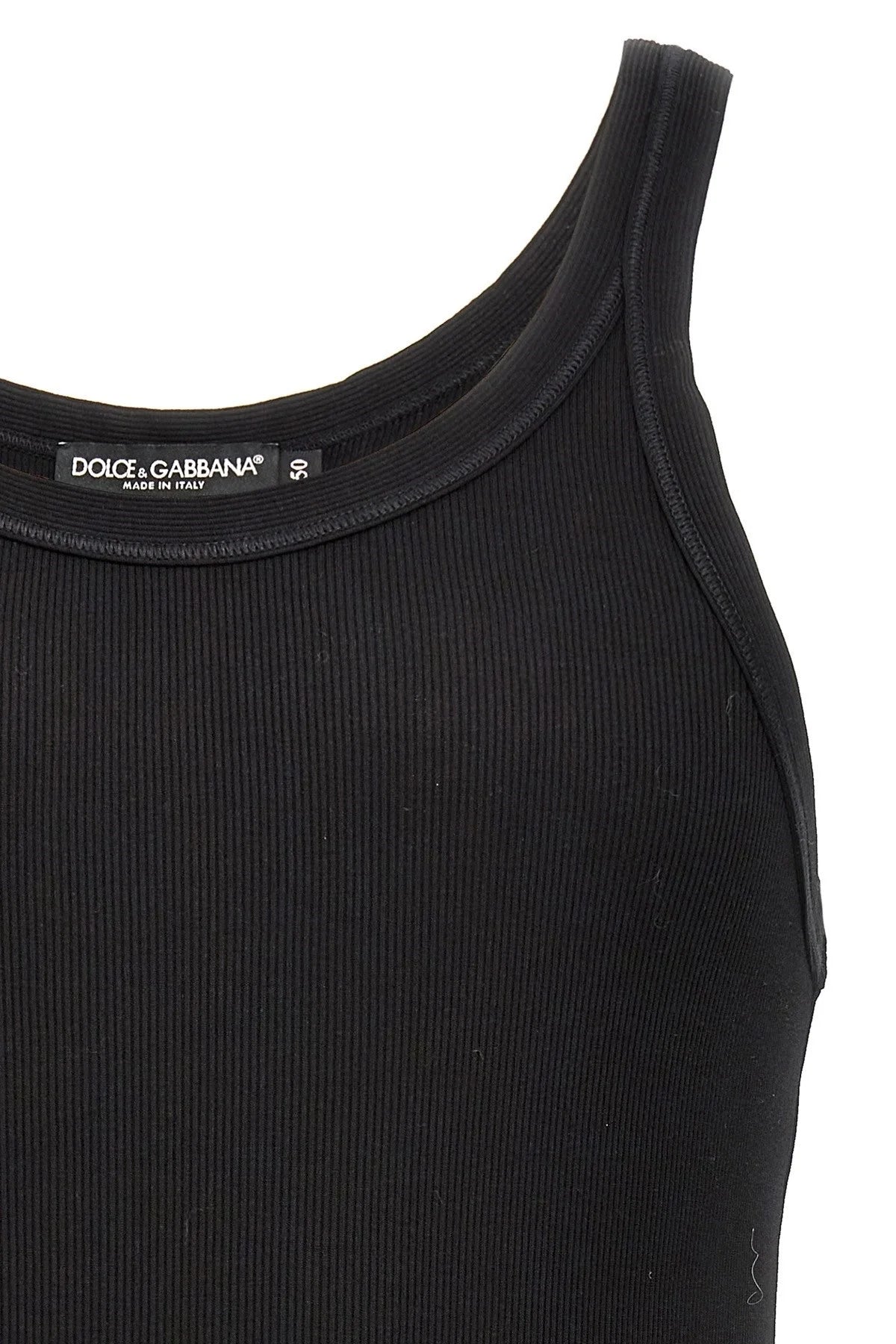 Dolce & Gabbana Men Ribbed Tank Top