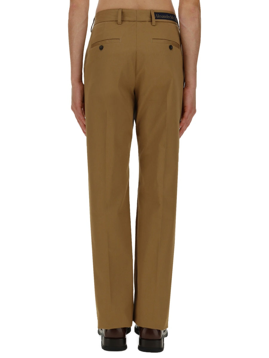 Alexander Mcqueen Men Pants With Logo