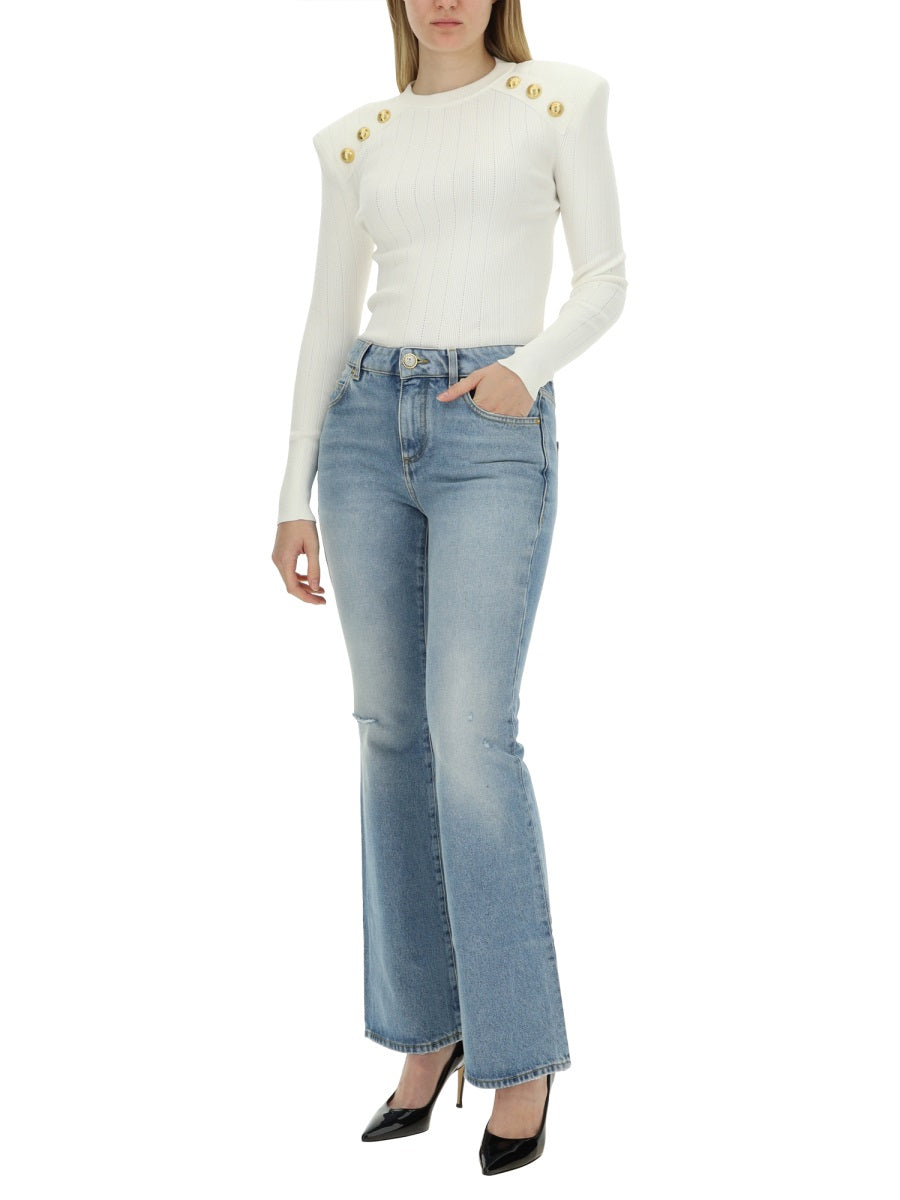 Balmain Women Flare Fit Jeans