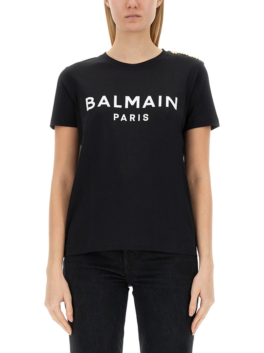 Balmain Women T-Shirt With Logo