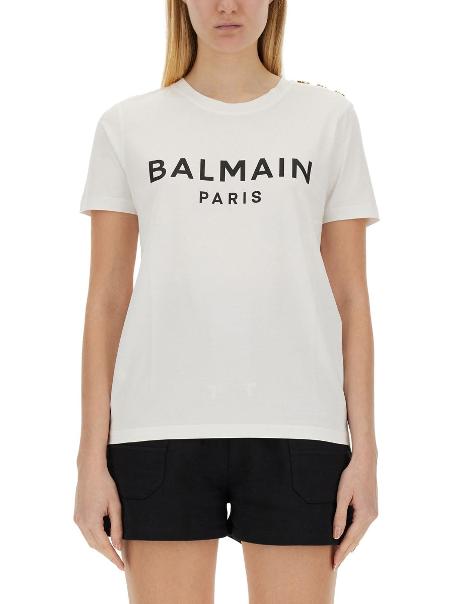 Balmain Women T-Shirt With Logo