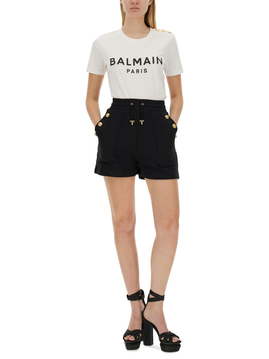 Balmain Women T-Shirt With Logo