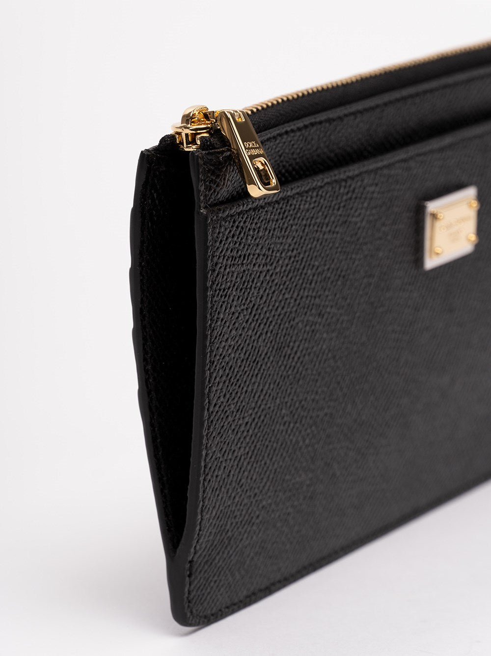 Dolce & Gabbana Women Large Calfskin Card Holder With Branded Plate