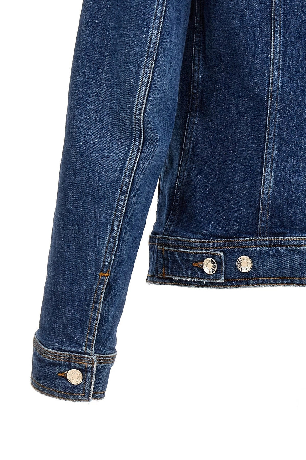 Dolce & Gabbana Men Denim Jacket With Used Effect