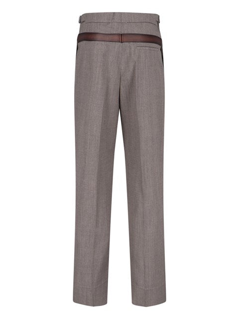 Prada Women Trompe-L'œil Belted Pants