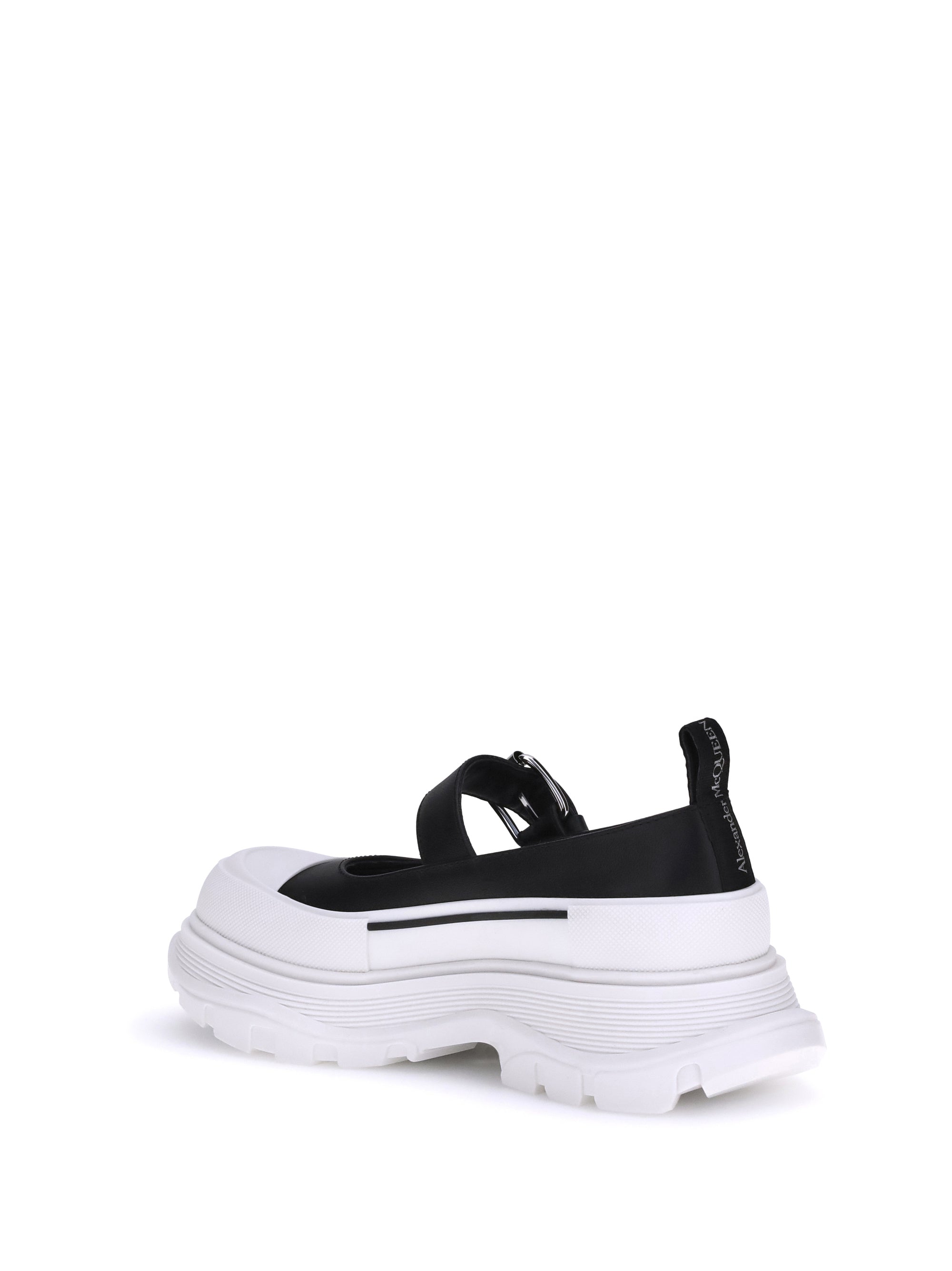 Alexander Mcqueen Women Leather And Rubber Sneakers