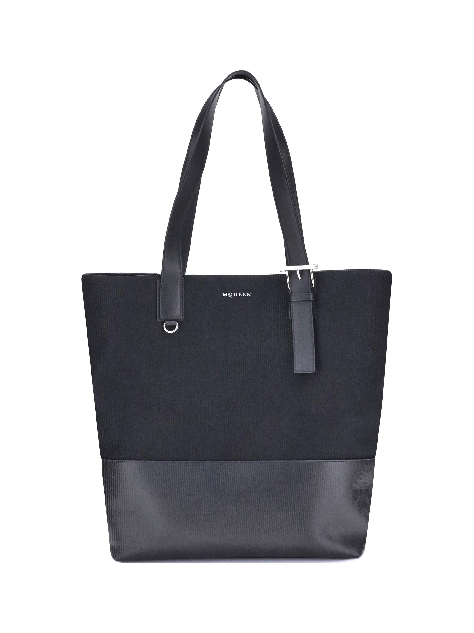 Alexander Mcqueen Men Canvas Tote Bag