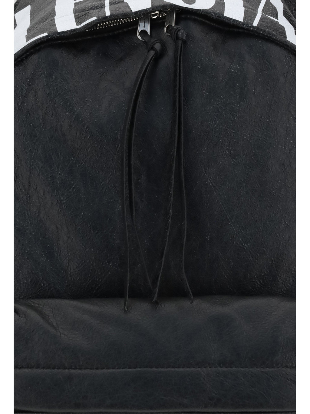 Balenciaga Men Crinkle Effect Backpack