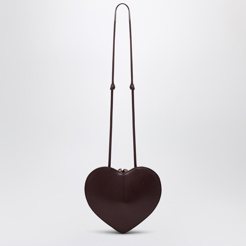 Alaia Le Coeur Bag Dark Red Bi-Material Women