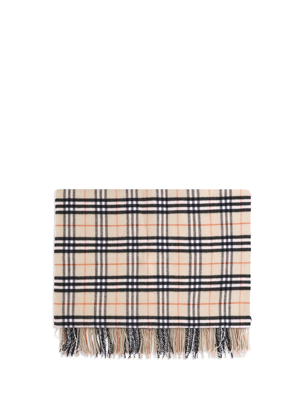 Burberry Women Check Wool Blanket