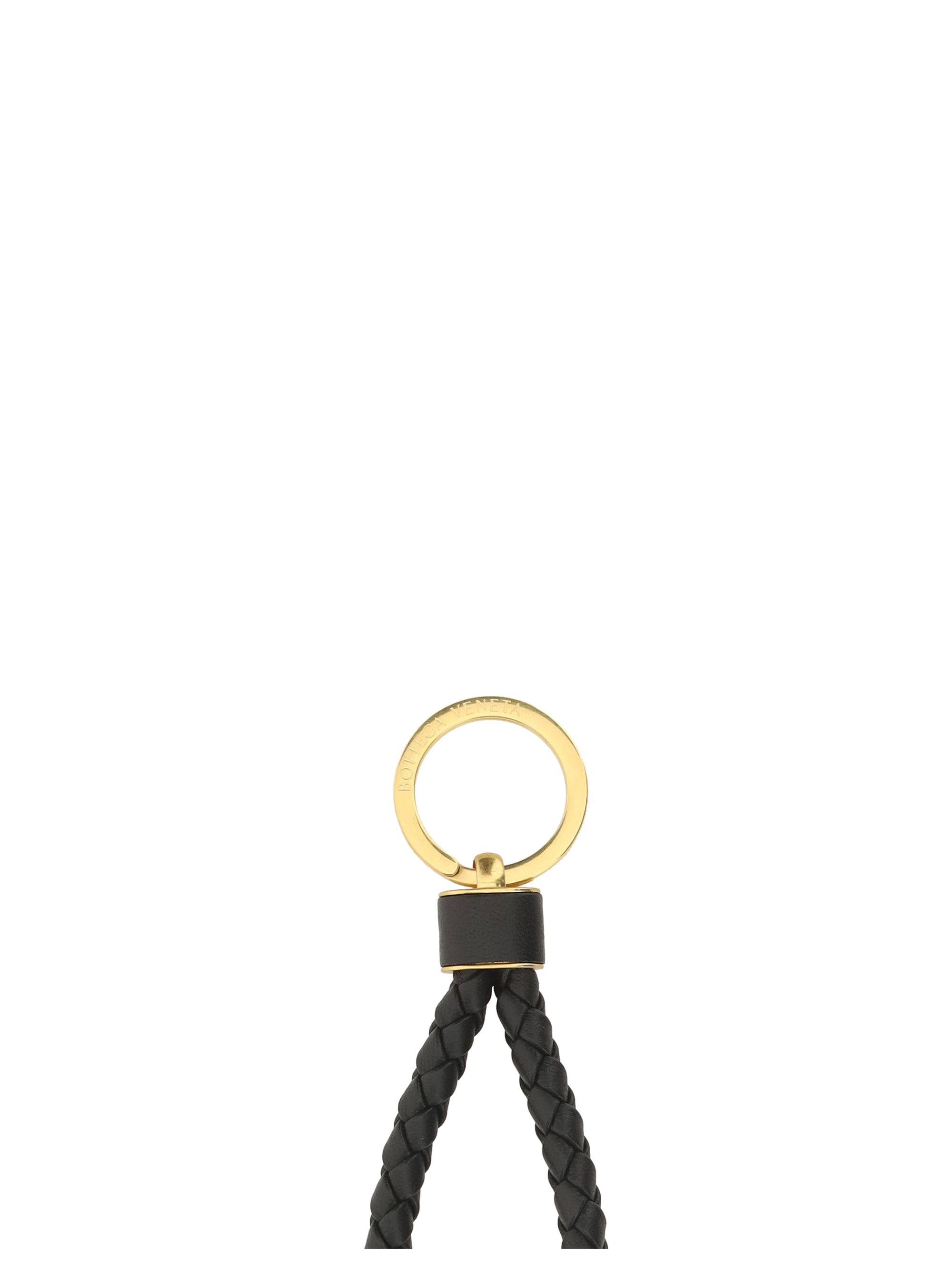 Bottega Veneta Women Woven Leather Key Ring