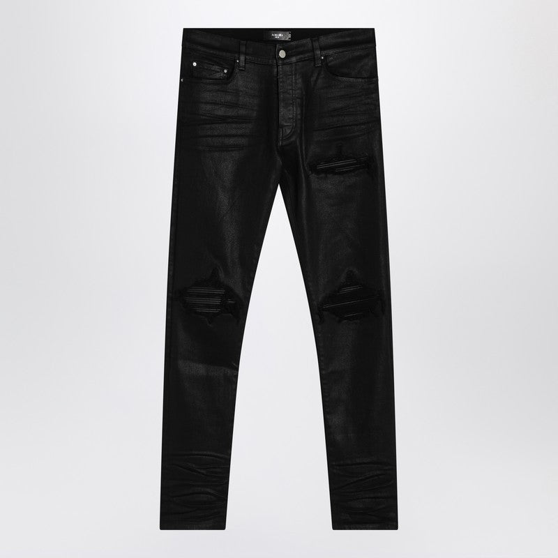 Amiri Wax Mx1 Black Skinny Jeans Men