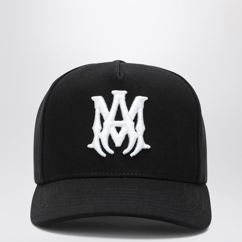 Amiri Black Baseball Cap With Logo Men