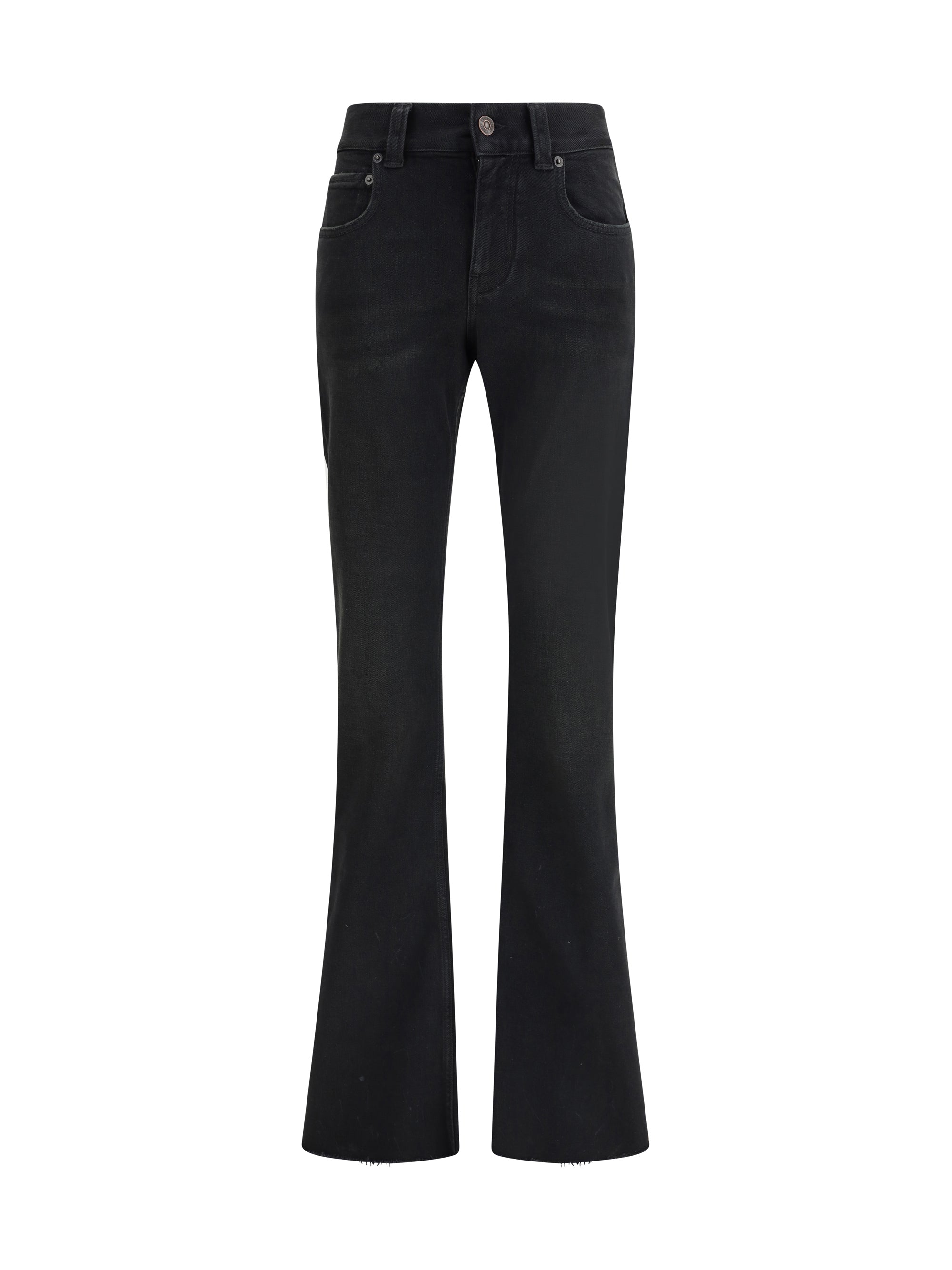 Balenciaga Women Slim Bootcut Jeans