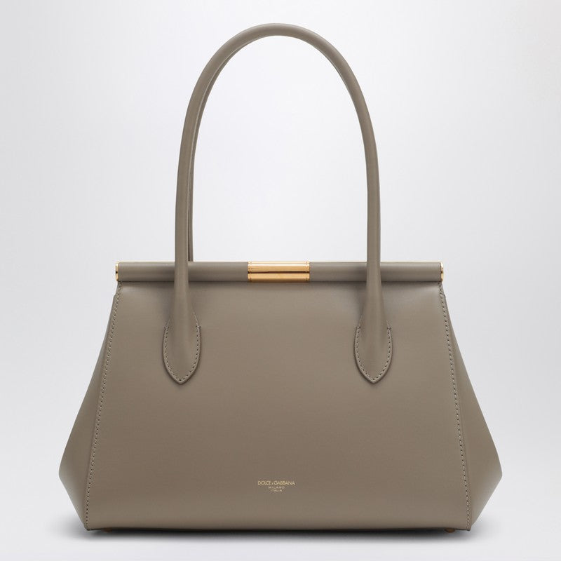 Dolce&Gabbana Marlene Handbag In Taupe Colour Women