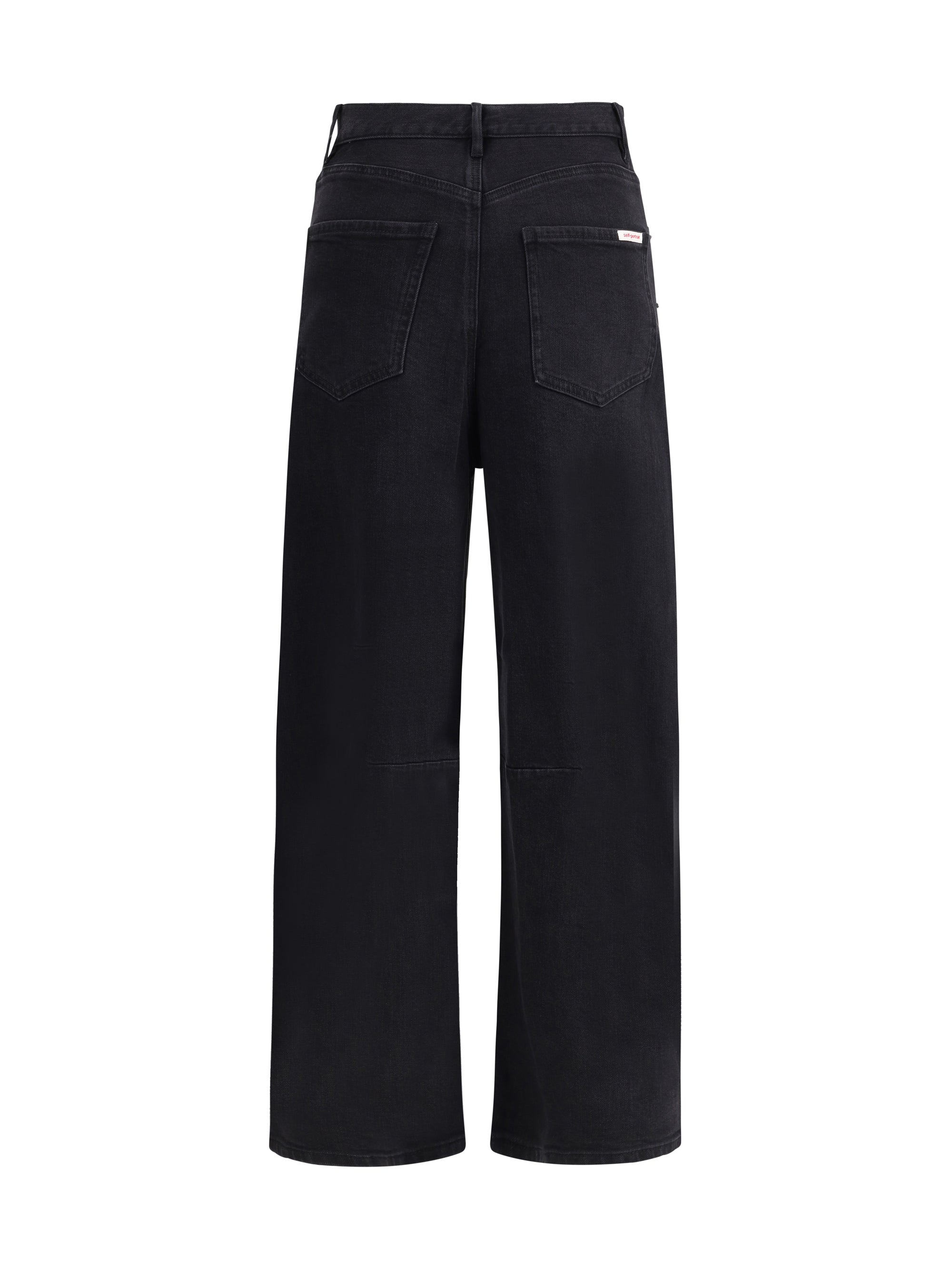 Self-Portrait Women Barrel Leg Jeans